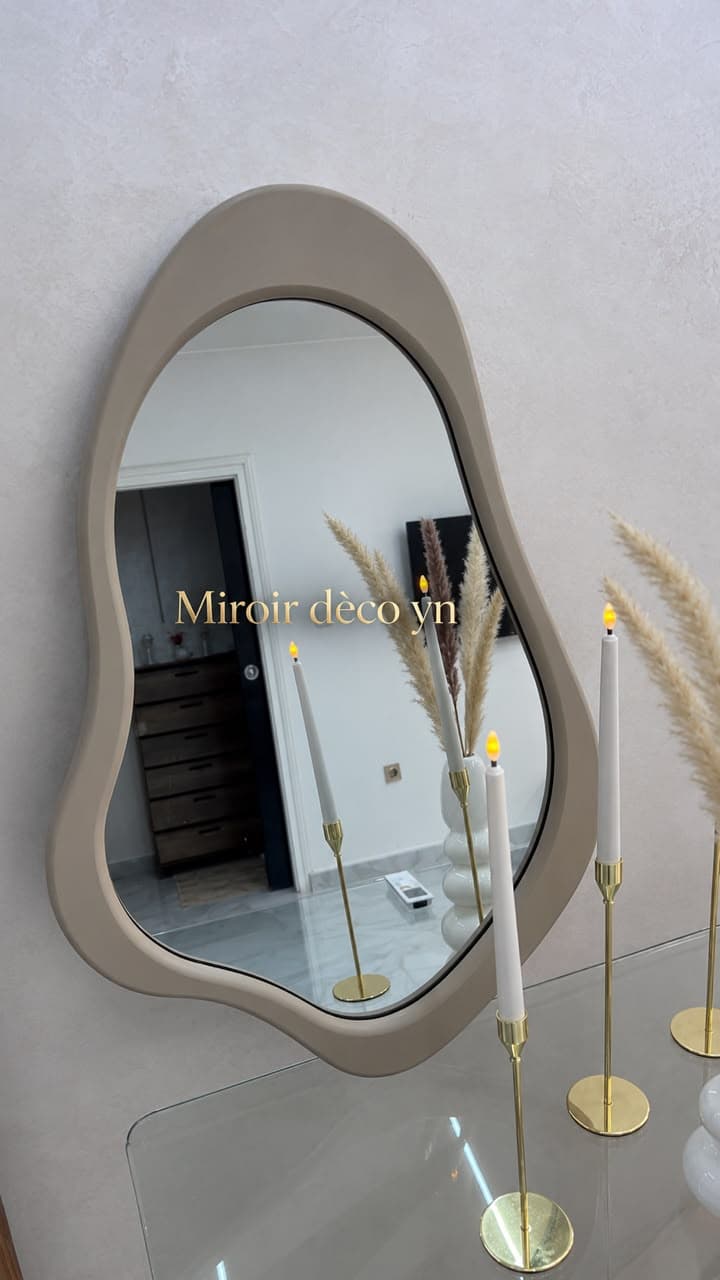 miroir en bois